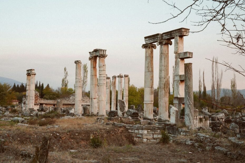 The ruins of the ancient city of delphinia